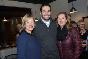 Pausing for a photo are (l-r) SoDel Director of Operations Danielle Panarello, SoDel Vice President Mike Dickerson and Kim Blanch. SoDel Cares Fundraiser