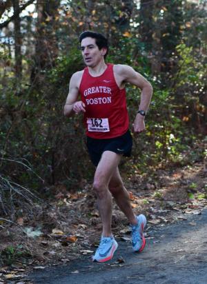 Jon Chesto of Auburndale, Mass., took top honors in the marathon with a time of 2:44:35.5. DAN COOK PHOTO