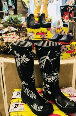 Wharton’s Garden Center rain boots 