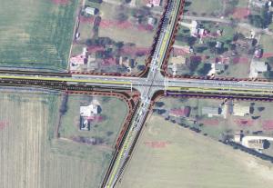 Dedicated turn lanes will be added to the Plantation Road and Warrington Road intersection with Route 24. SOURCE: DELDOT