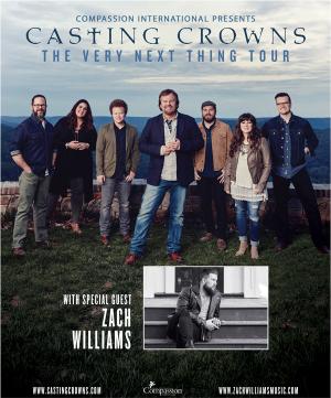 Casting Crowns, Zach Williams, The Very Next Thing, The Very Next Thing Tour, Wicomico, Wicomico Youth & Civic Center, WIcomico Civic Center, Salisbury, Delmarva, Eastern Shore