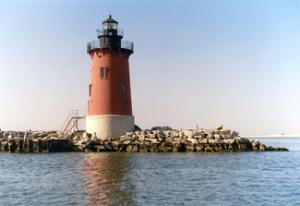East End Lighthouse Cape Water tours Cape Water Taxi Lewes Delaware  Delaware Bay Dolphin 