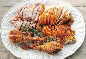 Bacon Aioli Roasted Turkey Recipe