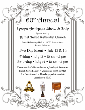 60th Annual Lewes Antiques Show & Sale