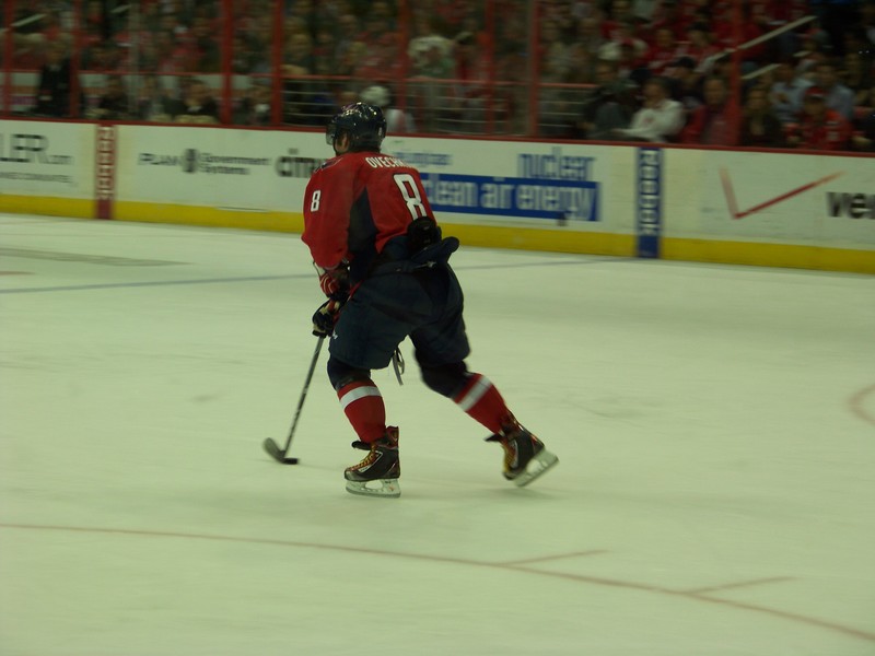 Alex Ovechkin, Nicklas Backstrom, & Mike Knuble Celebrate 2011 NHL