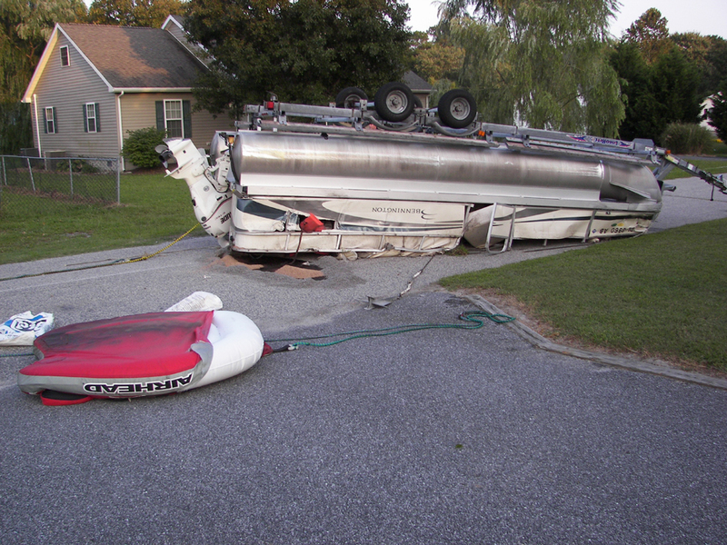 Police: Drunk man flips boat, drags it down street | Cape ...