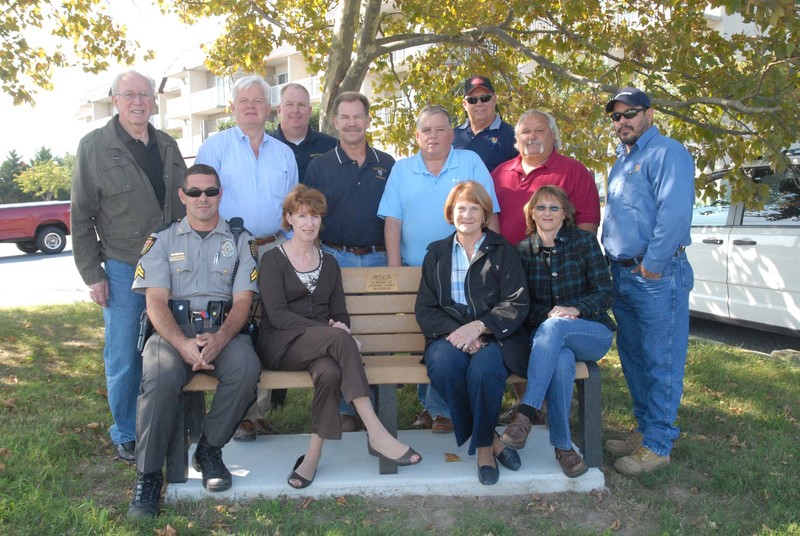 Memorial bench dedicated by Lewes Lions Cape Gazette