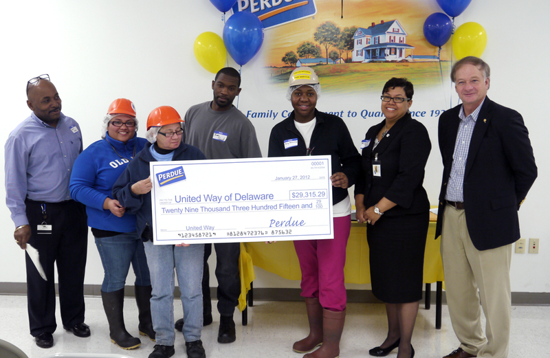 Perdue Associates Pledge Nearly 30 000 To United Way Cape Gazette
