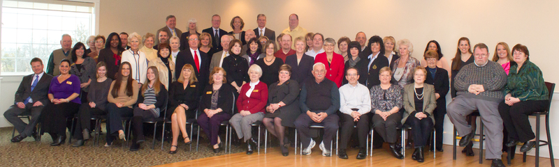 Coldwell Banker associates gathered for the 2011 awards and recognition event are in back (l-r) Henry Castelline, Katy Werner, Richard Tikiob, Lynn Morrow, Skip Faust and Leeland Farris; in middle are Levin Williams, Patti Haney, Kathy DeGrange, Barbara Smith, Trina Joyner, Scott Reagan, Linda Book, Sue Potts, Brenda Hudson, Greg Smith, Irene Tillman, Jack O’Hollaren, Dolores Desmond, John Bohne, Ellen Ewell, Lee Johnson, Beth Dorman, Sue Warrington Down, Mary-Beth Pepper, Kathy Douglass, Ron Blakely, Mary Maki, Jaquie Fulgham, John O’Leary, Mary Jarrell, Joanie Hannigan, Michelle Mayer, Dennis Barnes, Nancyann Price, Judy Williams, Pat Kelley, Lucy Churchill, Kim Jones, Kathy Newcomb, and Chrissy Steele. Seated in front are Rick Bennett, Dana Caplan, Michele Marinucci, Stefanie Willey, Peggy Zitzman, Beverly Foote, Dianne Reece, Carol Crouse, Tammy Reagan, Bill Ash, Harold Marmon, Sharon Stauffer, Mary Sadilek, Jim Kiernan and Ronnie Kiernan. SOURCE SUBMITTED