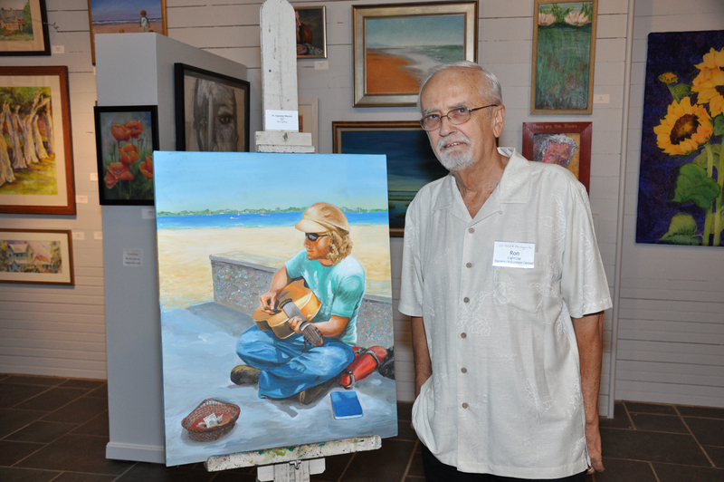 Ron Lightcap was the featured artist in this year's Members Fine Art Exhibition. Lightcap stands by his piece "St. Augustine Minstrel II," an acrylic painting. Lightcap attended the Delaware Art Museum's Children's Program. After completing his formal education, Ron graduated from the Artists School of Commercial Art and Illustration in Westport, Conn. He is the president of the Millsboro Art League and a member of the Milton Arts Guild and the Rehoboth Art League. BY NICK ROTH