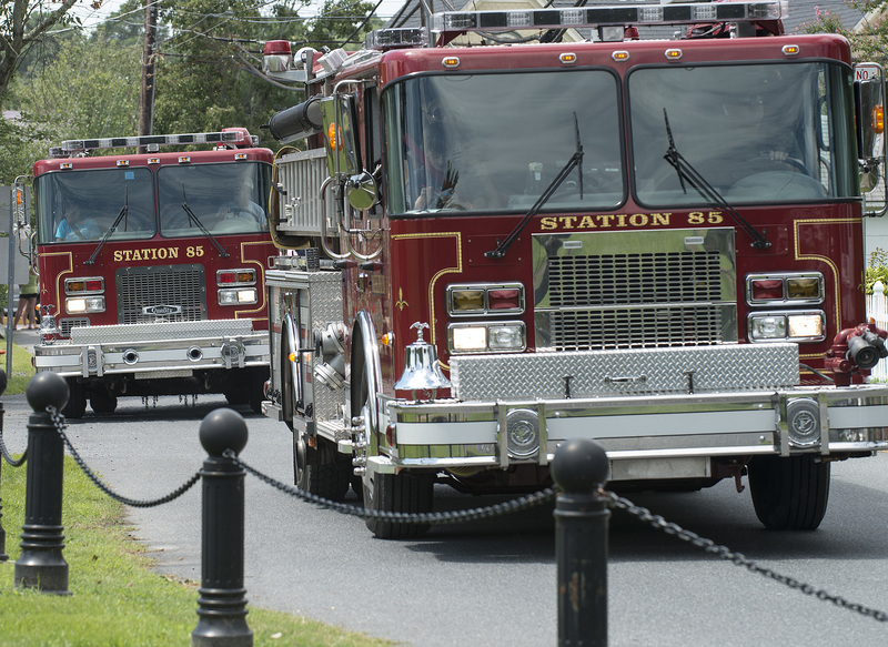 Milton Fire Company had a constant flow of fire trucks for patrons to enjoy a ride around Milton. BY DENY HOWETH