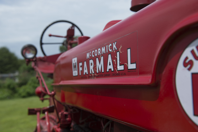One of three tractors, a 1941 McCormick Farmall, from Skip Betts' collection were on display BY DENY HOWETH