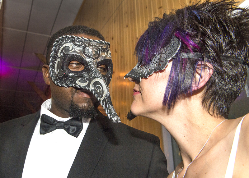 Modern Day Cinderella Theresa Williams and Shuron Douglas won the free ticket to the Beaux Arts Ball. BY DENY HOWETH