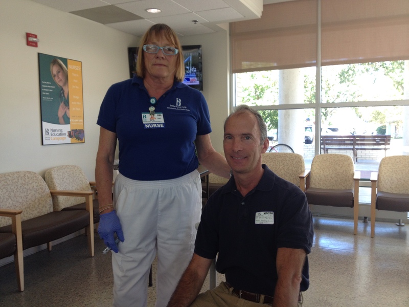 Flu shot, beach shot and the guv Cape Gazette