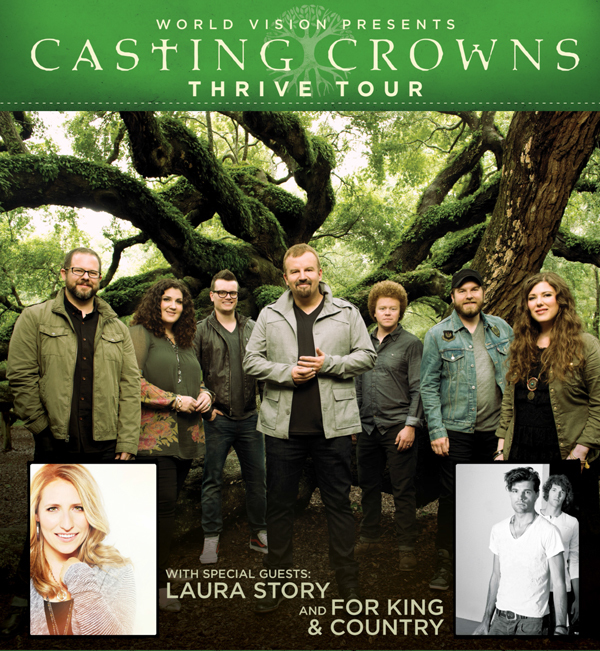 Casting Crowns 'Thrive' Tour to stop at Youth & Civic Center