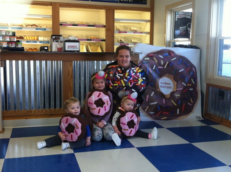 The Donut Connection in Tenley Court is a Davidson family business, making Chuck Davidson's four children (l-r) Chandler, Cadence, Olivia and Clarice the third generation of donut dealmakers in Sussex County. SOURCE SUBMITTED