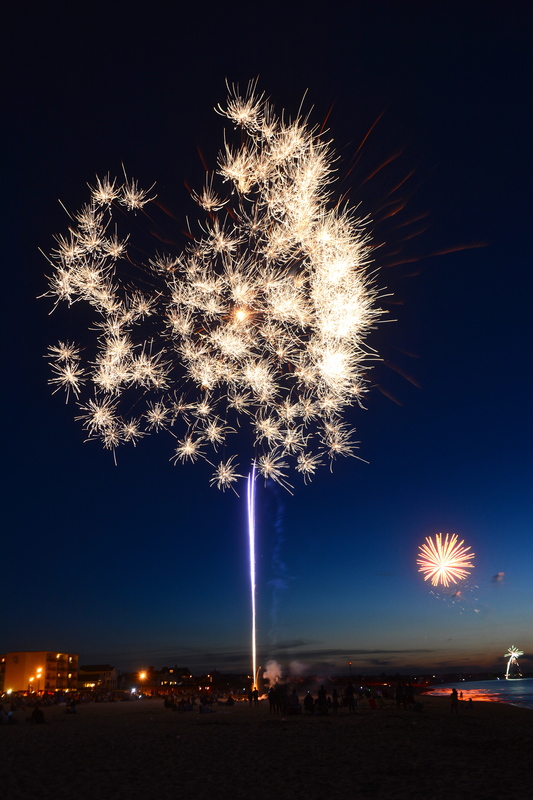 What a night Fireworks light Lewes sky Cape Gazette
