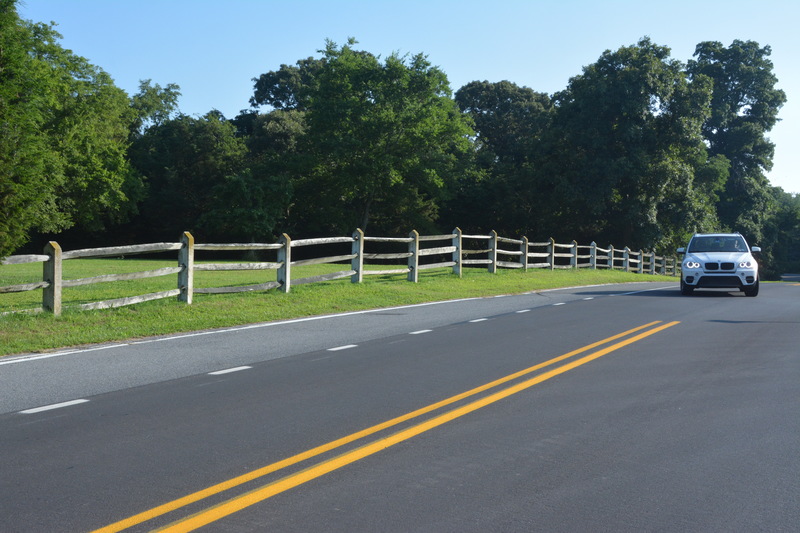 This area along Gills Neck Road is the location of one of the proposed entrances for the Showfield community. BY RON MACARTHUR