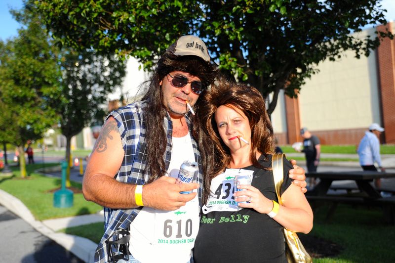 Keller couple rocks the Brand X authentic look at Dogfish Dash | Cape ...