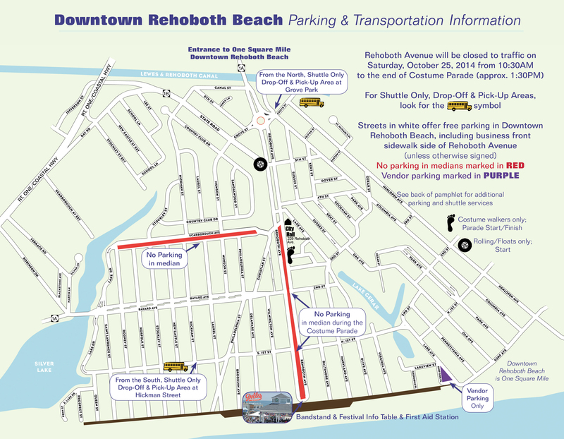 Rehoboth Beach Street Map Chamber Readies For Large Sea Witch Crowds | Cape Gazette