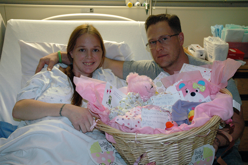 welcome baby girl gift basket