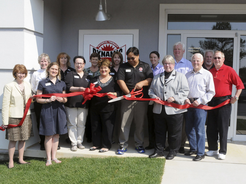 Shown at the ribbon cutting in back are (l-r) Bonnie Osler, city councilwoman; Debbie Smith, rehabilitation tech; Ann Forester; Sharon Baxley, physical therapy assistant; Katie Rickards, regional director; Lewes Mayor Ted Becker; and Chris Bollinger, driver. In front are Betsy Reamer, Lewes Chamber of Commerce executive director; Amy Ballard, marketing manager; Joanne Carmasino, receptionist; Mary Ann DiBonaventure, regional manager; Regidor Verzosa, facility director; Kathy Davison, chamber president; Dennis Reardon, city councilman; and Fred Beaufait, city councilman. BY STEVEN BILLUPS