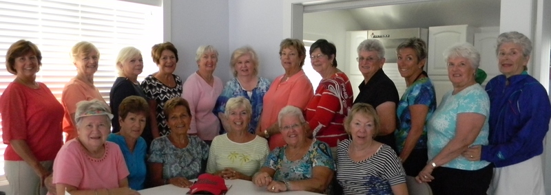 VIA Golf Committee members shown are in back (l-r) Sherry Hall, Pat Van Acken, Kathy DeGrange, Terri Klopp, Barbara Travers, Elaine Davis, Dolly McBride, Linda Kurpjuweit, Tournament Co-chair Nancy McDonnell, Karen Adams-Glanding, Sandy Purdy and Carolyn Billingsley. In front are Phyllis Stone, Carol Popham, Carol Hall, Jean Fox, Tournament Co-chair Shirley Fleegle and Judy Mills. SOURCE SUBMITTED