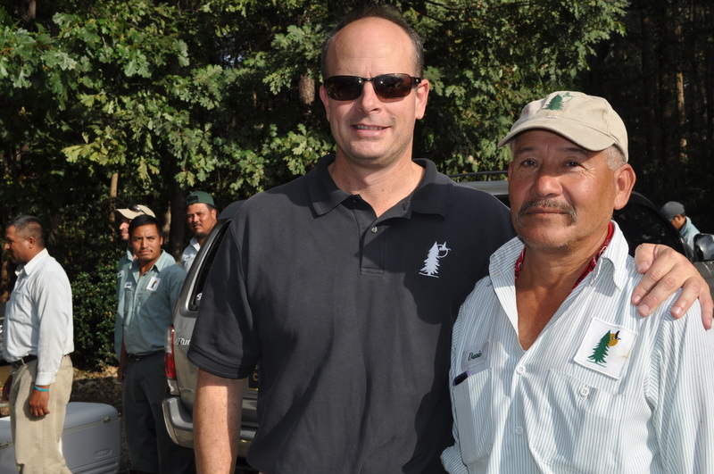 Dario Castillo, right, received an Iron Man Award as well as his 10-year service award. With him is Sposato Landscape President Tony Sposato. SOURCE SUBMITTED