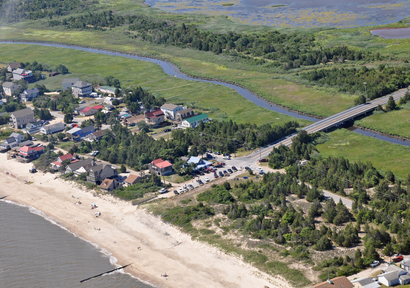 Bay-front communities like Broadkill Beach also face the threat of flooding from the west, from other bodies of water like marshes, canals and rivers. A series of small drainage projects hope to alleviate the extent and length of small flooding events. SOURCE FILE