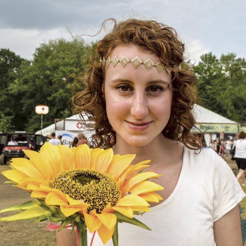Highlights from last year’s Firefly from an unidentified, sunflower-loving festival goer: “The most epic moment was at the Zedd concert: When the bass dropped the first time, hundreds of glow sticks were thrown into the air. I don’t think people were planted; everyone just seemed to know the right time. And every time the bass dropped after that, people would pick up the glow sticks and throw them again.” Be sure to check BeachPaper.com and CapeGazette.com over the weekend for musings from this year’s Firefly Music Festival. TAYLOR GOEBEL PHOTO