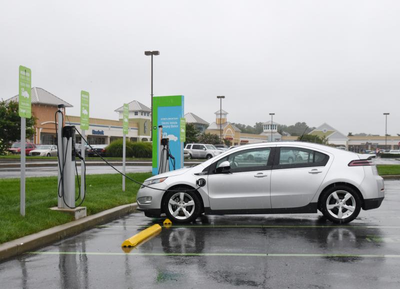 Lewes-based Avatar Instruments has approached Lewes Board of Public Works, proposing to pay for electric vehicle charging stations in downtown Lewes. Charging stations have been becoming more prominent in the Cape Region in the last few years, including stations at each of the Tanger Outlet locations on Route 1. NICK ROTH PHOTO