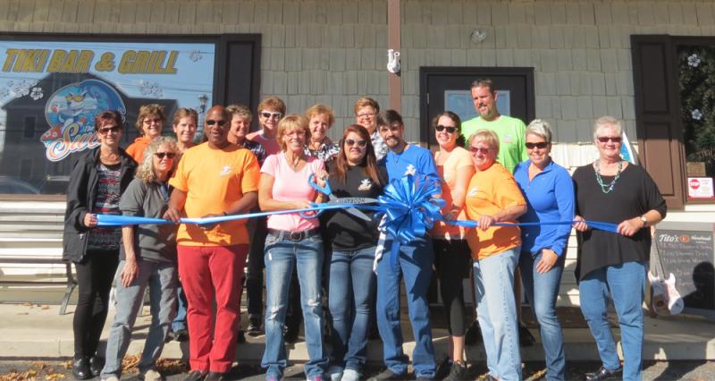 Friends of The Swell who took part in the ribbon cutting include Suzanne Nace Jones, Kathy Nace Jones, Tama Viola, Colleen O'Connor, Peg Garrick, Barbara Kenny, Deb Bievenour and Lori Walden Warden. Swell team members shown include owner/operator Helen Fausnaught, Laura Ann Baker, Tom Johnson, Miranda Leisey, Janey Mazda, Joey Mazza, Kevin McGhee and lead chef Brock Hutchison. Also pictured are Joy Kidd from Rehoboth-Dewey Chamber and Becky Carney from Delaware Beach Book. SUBMITTED PHOTO