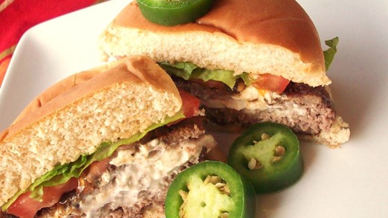 Cream Cheese Jalapeño Burger Recipe - Made with Longhorn Bread & Butter ...