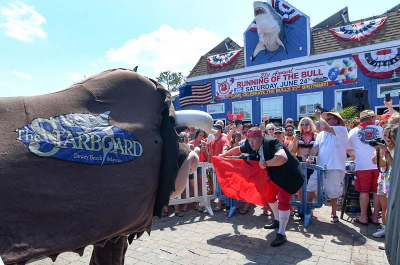 Bull makes 21st run on Dewey Beach Cape Gazette