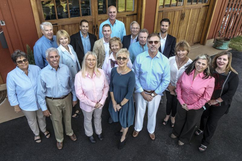 Active Adults Realty team members shown are John Beck, Realtor; Karim Mozher, Realtor; Robert Greason, Realtor; Donna Beck, Realtor; Anthony Bell, Realtor; Al Willis, Realtor; Ron Mercante, Realtor; Linda Chick, Realtor; Mike Malone, Realtor; Debbie Shearer, Realtor; Elliot Welan, Realtor; Judy Robinson, office manager; Kathy Sperl-Bell, broker and owner; Bill Bell, associate broker and owner; Ingrid Kollist, Realtor; Audrey Hammond, Realtor, team coordinator; and Marie LaDuca, Realtor. SUBMITTED PHOTO