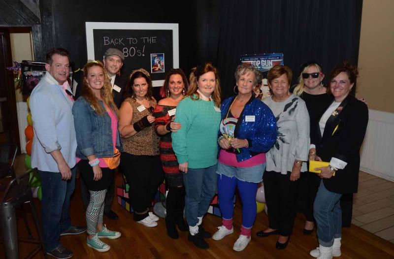 The Sussex County Association of Realtors Community Service Foundation, SussexStrong board gahered early in the evening for a group photo. Shown are (l-r) Joe Della Torre, event chair; Kristina Lingo; Robb Kimbles; Patti Hervey, secretary; Dana Caplan, president; Karen Maull, past president; Mindi Carter; Audrey Serio; Cyndy Marsh; and Adriane Gallagher.