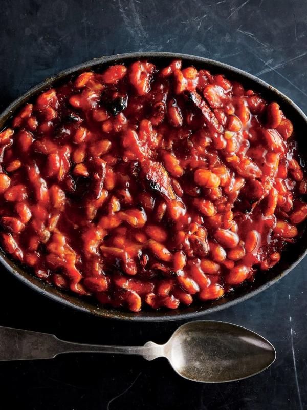 Christmas Baked Beans Recipe Made with Nightmare Before Christmas