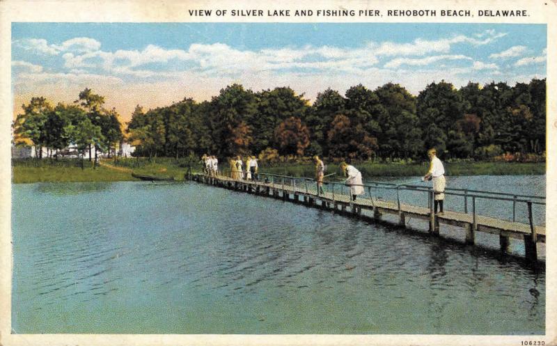 Silver Lake Fishing Pier Before The 1950s Cape Gazette Silver Lake Fishing Pier Before The