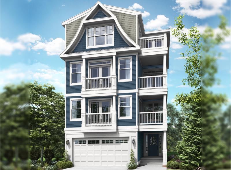 Insight Homes’ Isakoff model features balconies on every level. SUBMITTED PHOTOS