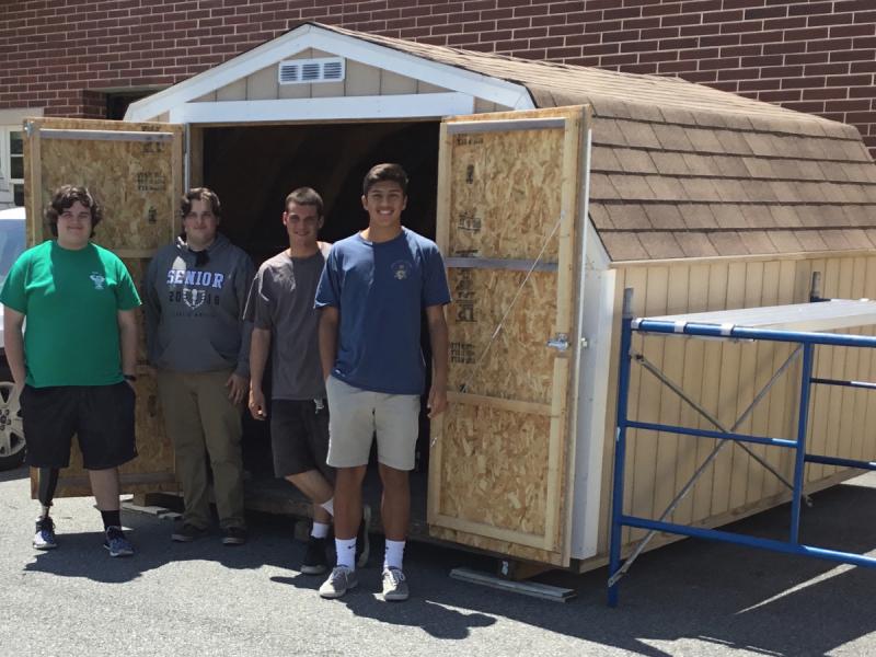 Cape High Students Design And Build Backyard Sheds Cape Gazette