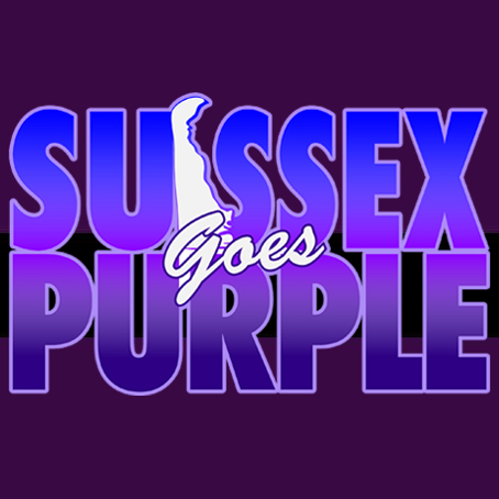 sussex county going purple