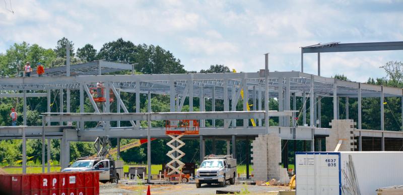 State funding is paying for a new Sussex County Consortium along Sweetbriar Road near Lewes. The school is expected to be open for the start of the 2019 school year. RON MACARTHUR PHOTO