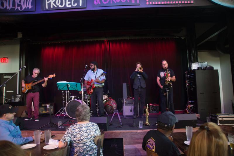 Movin’ and Groovin’ performed to a full house Oct. 13 at Dogfish Head Brewing's & Eats. STEVEN BILLUPS PHOTO