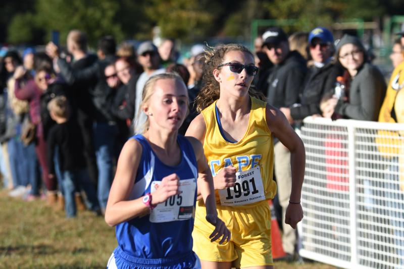 Beacon and Mariner compete at Central Delaware Cross Country