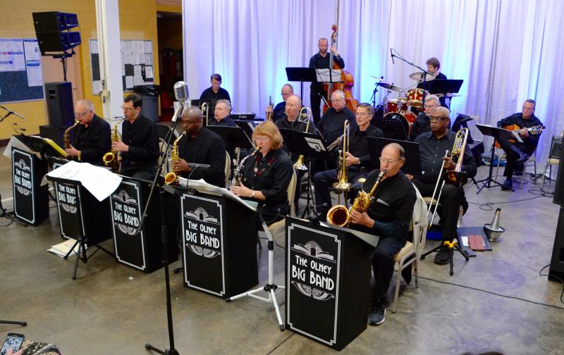The Olney Big Band performs at the Rehoboth Beach Fire House as part of a True Blue Jazz benefit for the fire company. The traditional jazz band, made up of musicians from the Washington, D.C. area, is in its 15th year. RON MACARTHUR PHOTO