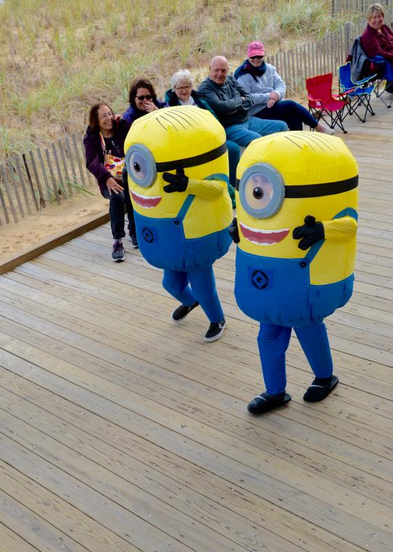 A little bit of everything can be seen during the Sea Witch Festival, including a pair of Minions running down the Boardwalk. RON MACARTHUR PHOTO