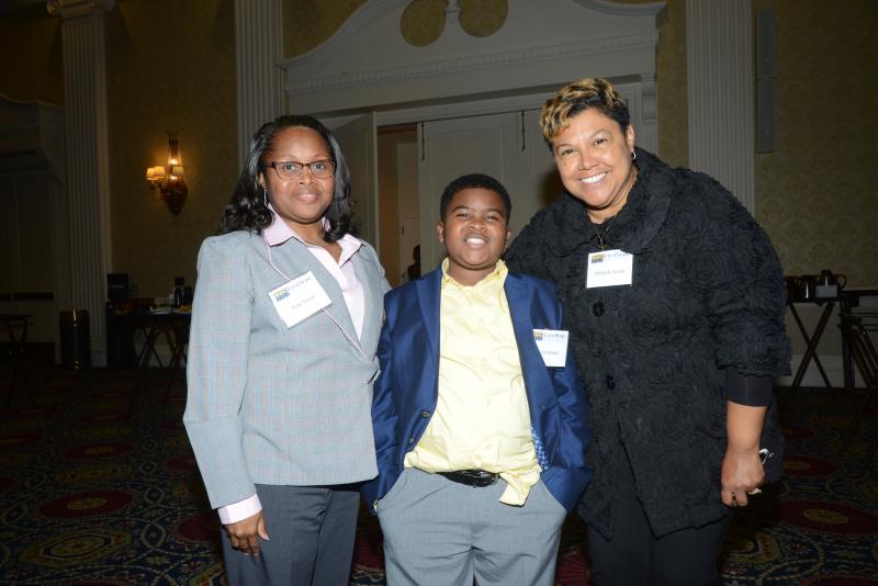 Smiling with the youngest attendee are (l-r) Trista Smith, Zy’Rin Smith and President and CEO of United Way Delaware Michelle Taylor. FSCAA 53rd Anniversary