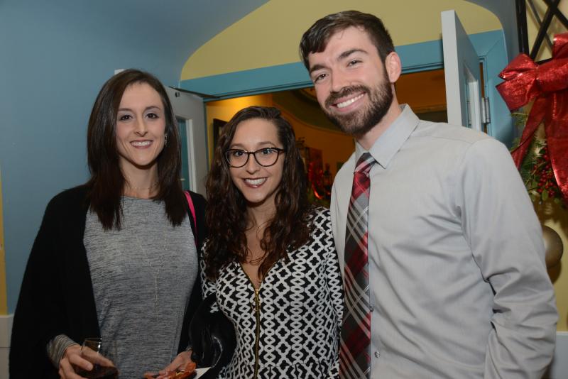 Representing sponsor Excellens Physical Therapy are (l-r) Christy Saunders, Jacki Pisani and Trevor Hirsch. Children’s Beach House Winter White