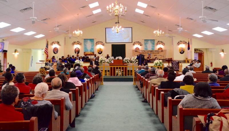 St. John 2nd Baptist Church on Mt. Joy Road is the scene of the annual Martin Luther King Jr. Celebration Weekend church service. RON MACARTHUR PHOTOS