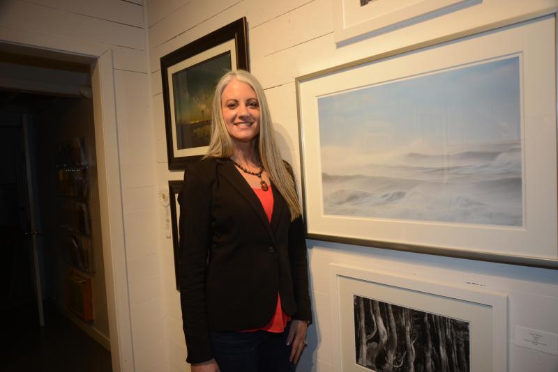 The recipient of the honorable mention was Cynthia Bonnes from Claymont with her image “Poseidon’s Mist.” The award sponsor was Alida Fish. RAL Juried Photo exhibit